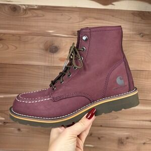 Carhartt Burgundy Work Boot